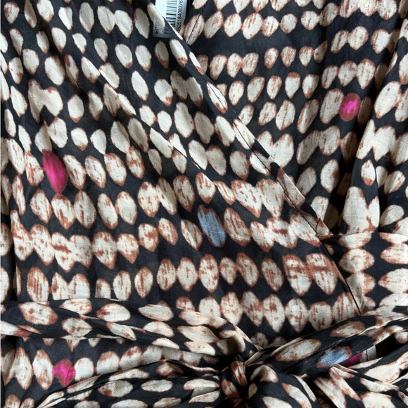 NEVER WORN with Tags BCBG MAX AZRIA SANDY DOTS WRAP TOP SIZE XS - Picture 3 of 7